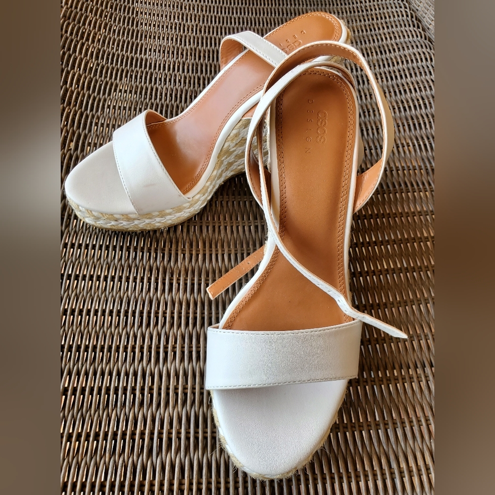 Asks Design wedge heel sandals